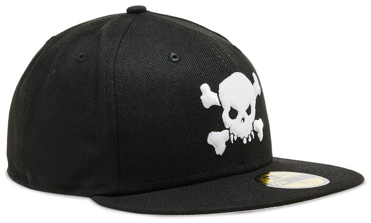 Supreme x New Era Skull Hat Black