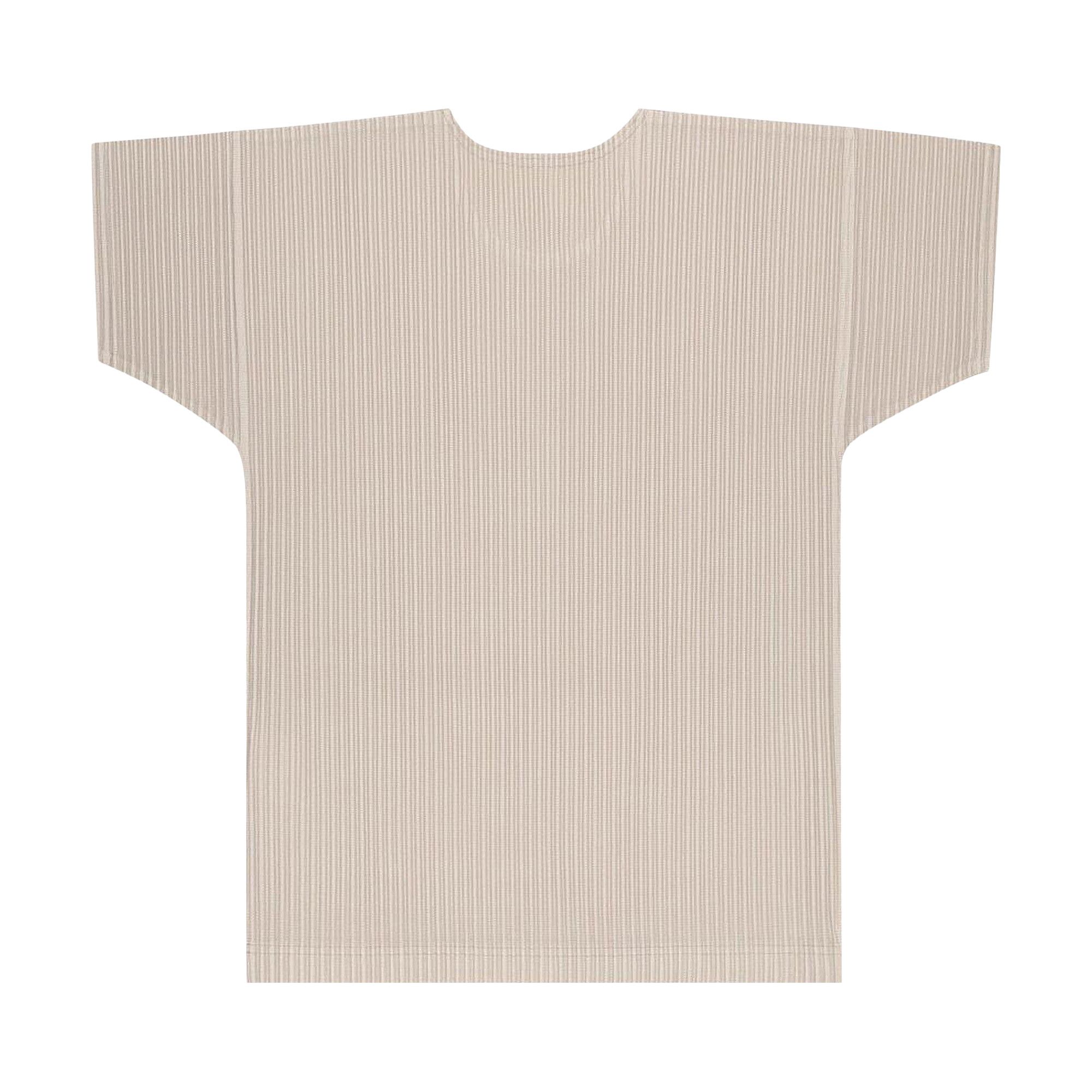 HOMME PLISSE ISSEY MIYAKE｜ (HP46JK182 43) Buy Homme Plissé Issey Miyake Color Pleats T-Shirt 'Linen