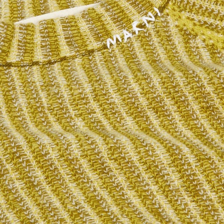 Marni Round Neck Sweater Citronelle