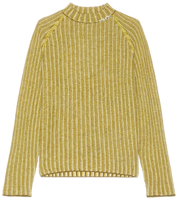 Marni Round Neck Sweater Citronelle