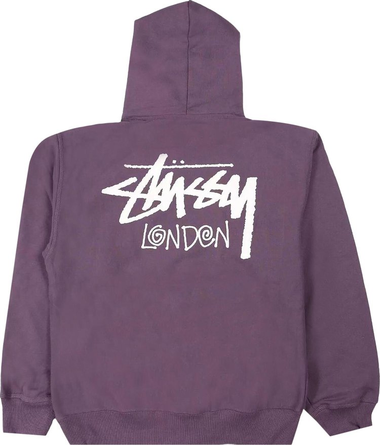 Stussy Stock London Hoodie Grape