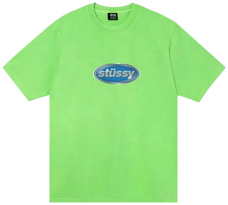 Stussy Emblem Pigment Dyed Tee Green