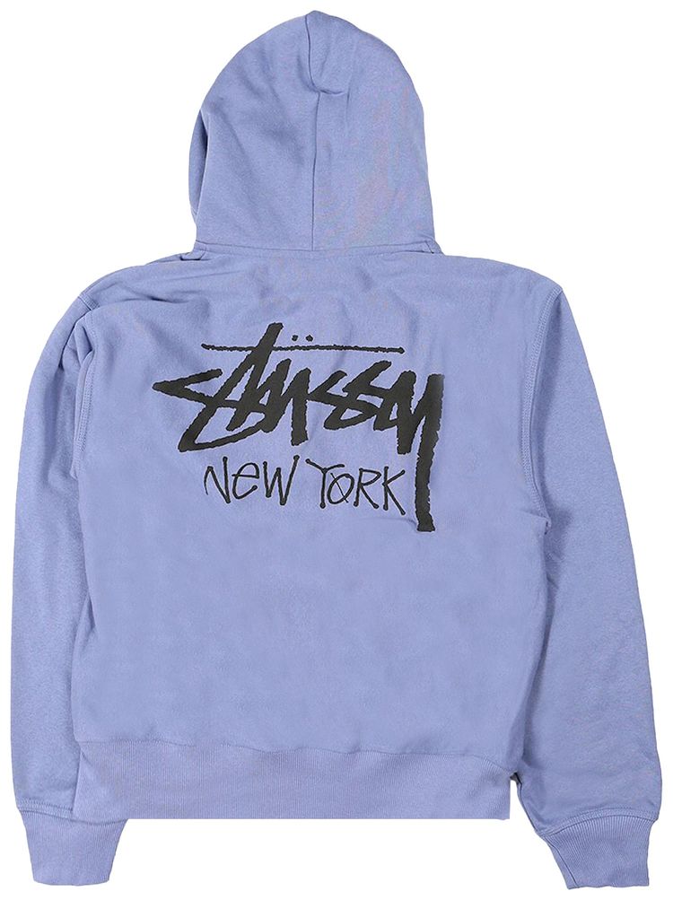 Stussy Stock New York Zip Hoodie Storm