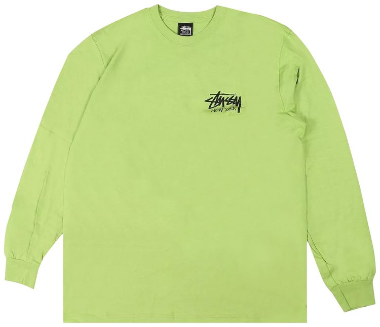 Stussy Stock New York Long Sleeve Tee Tea