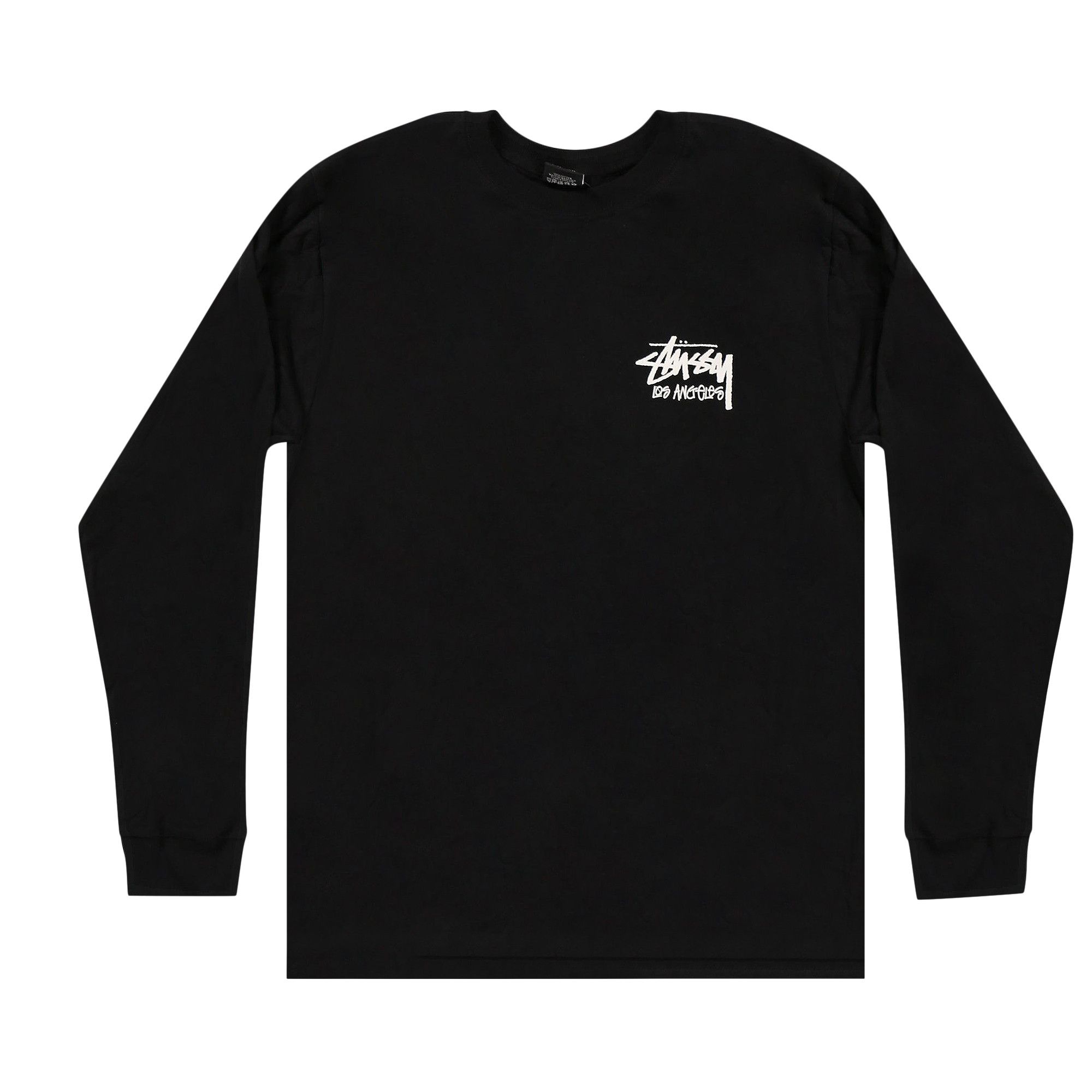 Buy Stussy Stock LA Long-Sleeve Tee 'Black' - 3993667 BLAC