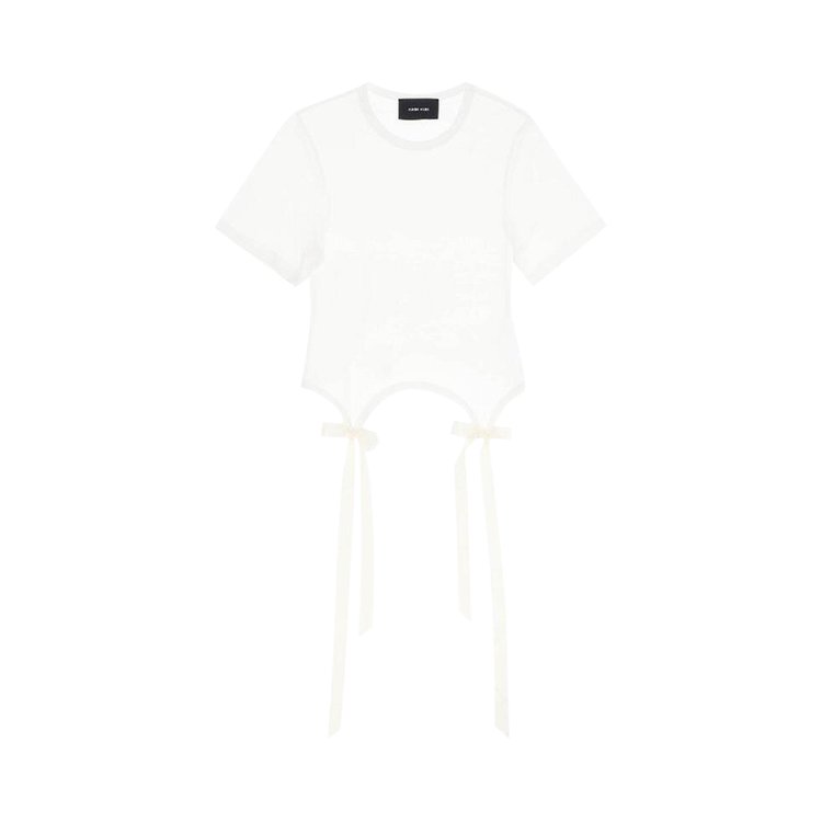 Simone Rocha Bow Tail Easy T Shirt Ivory