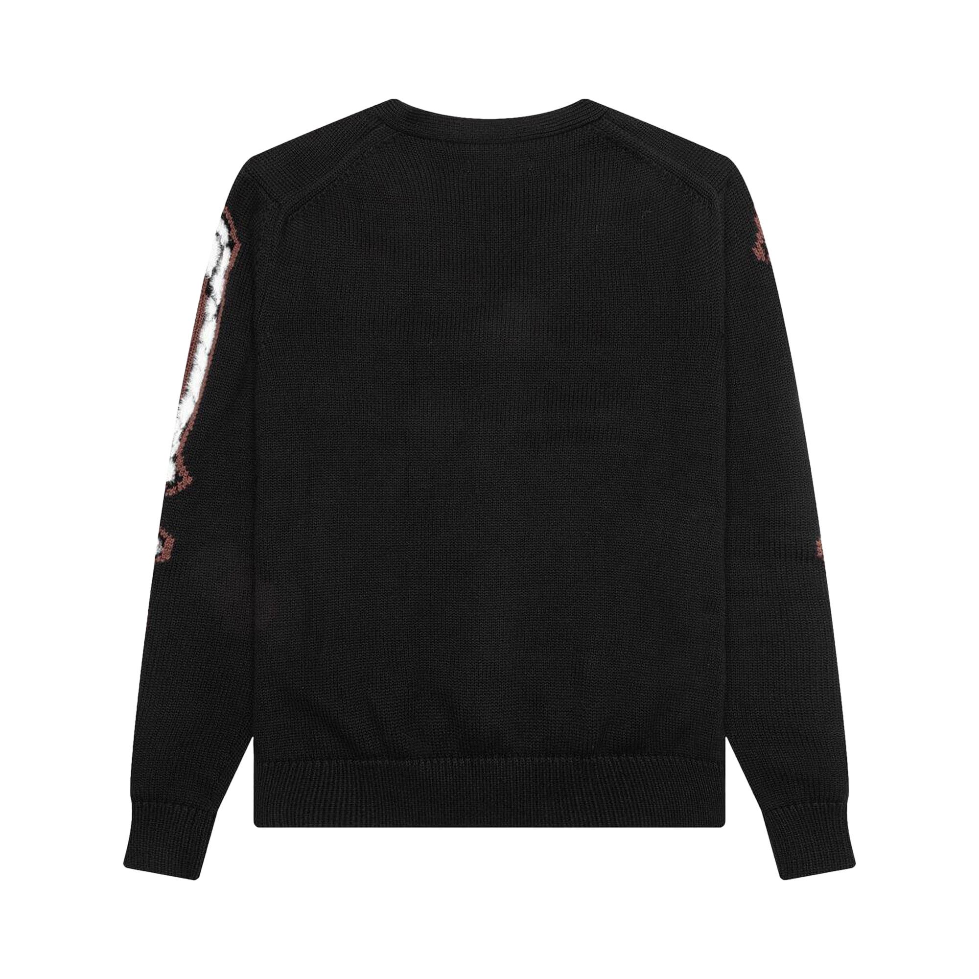 Buy Amiri Leopard Bones Cardigan Black AMKNCD1035 001 BLAC GOAT