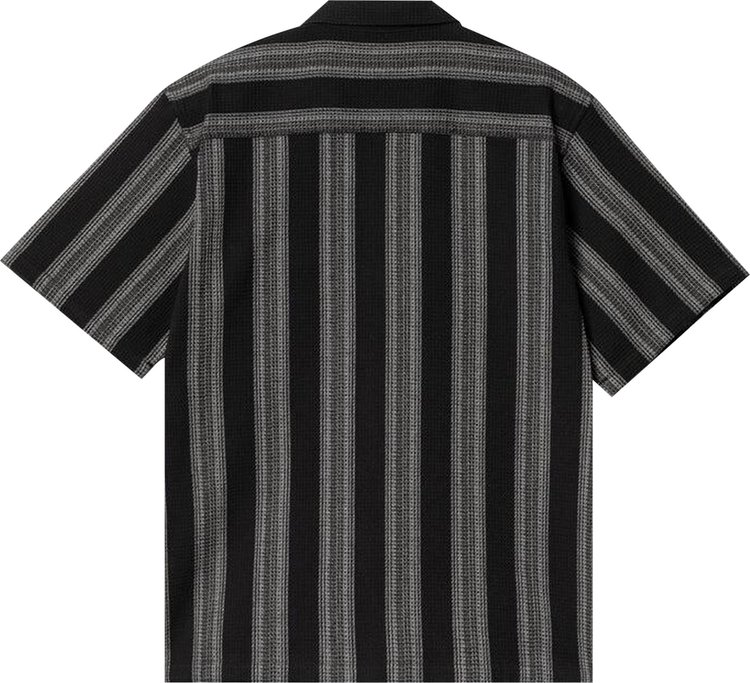 Carhartt WIP Short Sleeve Dodson Shirt Black Stripe