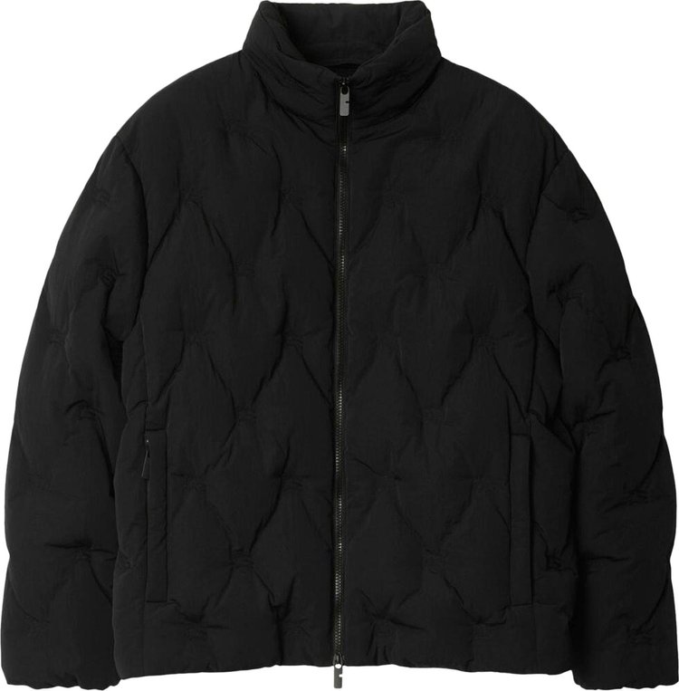 Burberry Nylon Puffer Coat Black