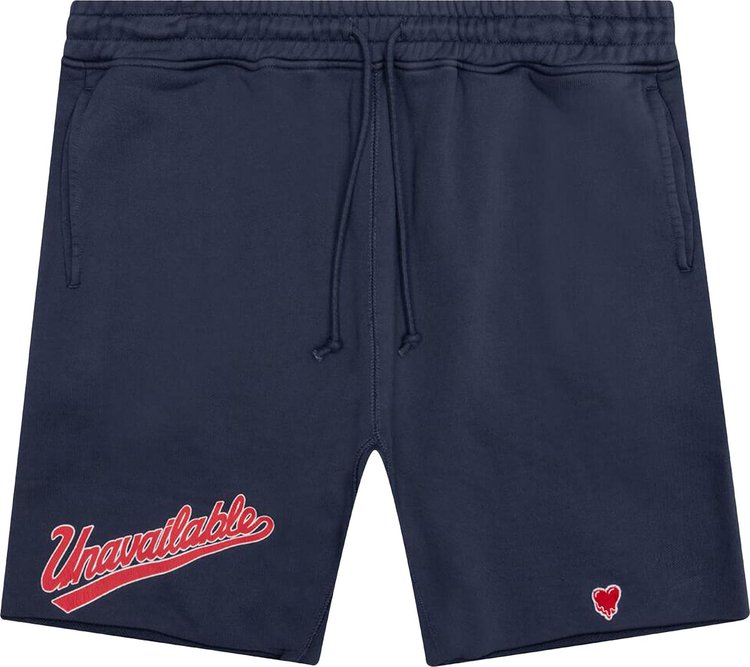 Emotionally Unavailable Sweatshort Navy Blue