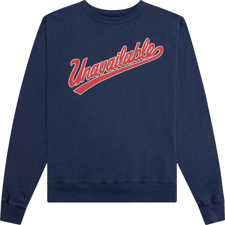 Emotionally Unavailable Crewneck Navy Blue