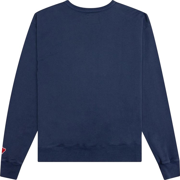 Emotionally Unavailable Crewneck Navy Blue