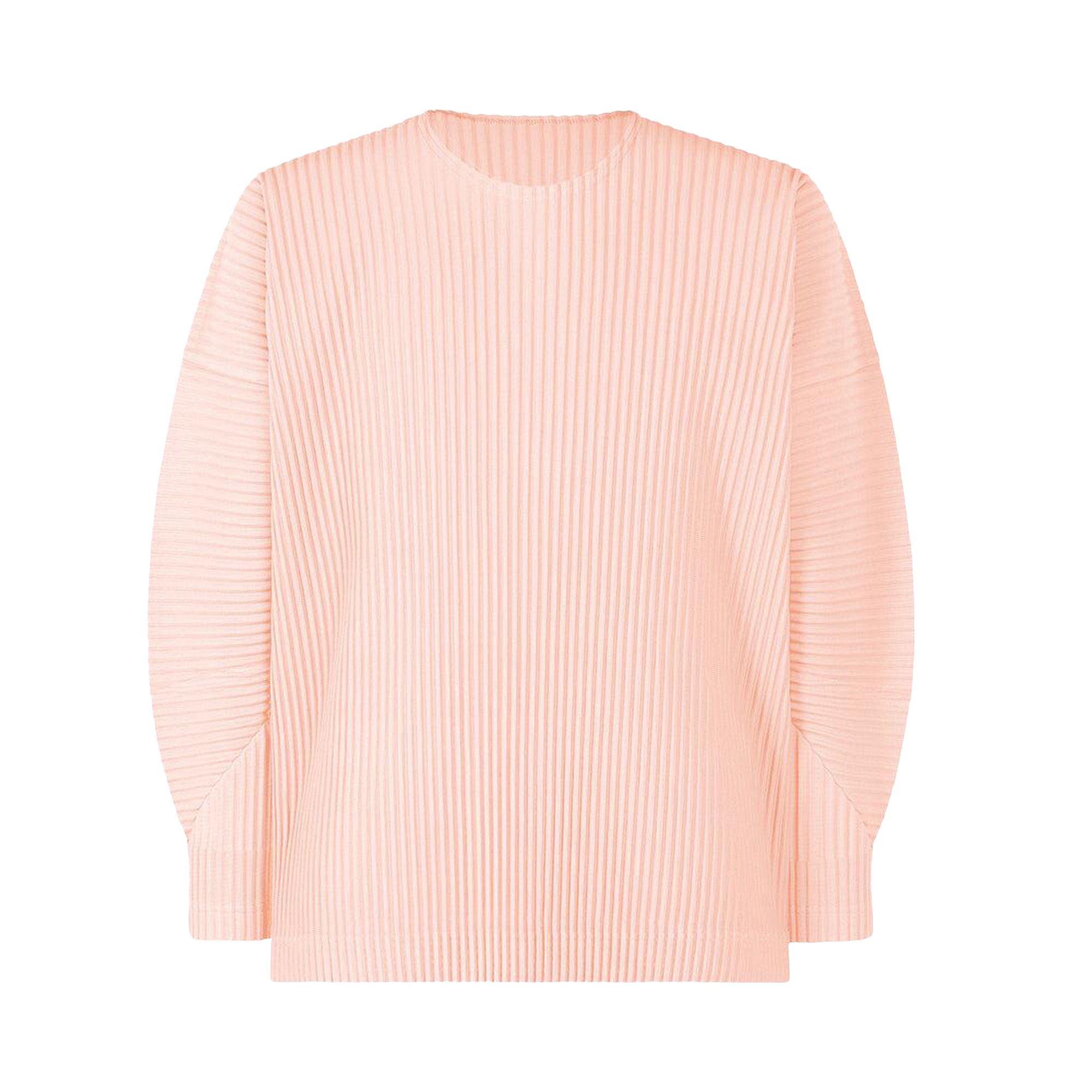 Tシャツ・カットソー ISSEY MIYAKE FW24 MC AUGUST TSHIRT (HP48JK108 64) Buy Homme Plissé Issey Miyake MC August T-Shirt 'Pale Pink