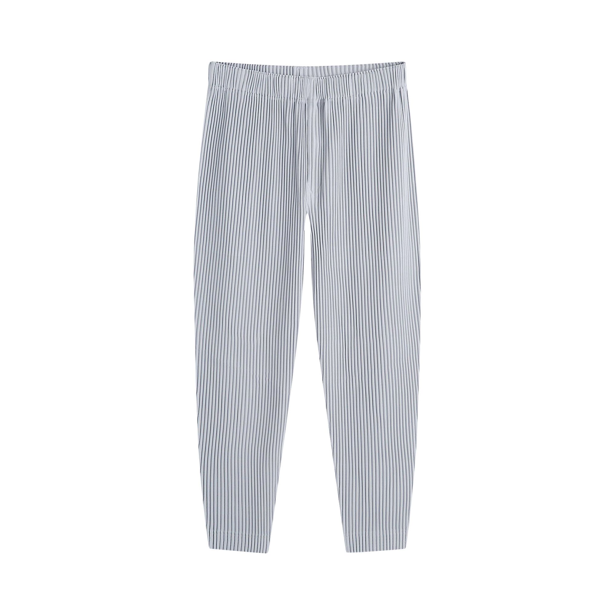 Buy Homme Plissé Issey Miyake Tailored Pleats Pants 'Mole Grey