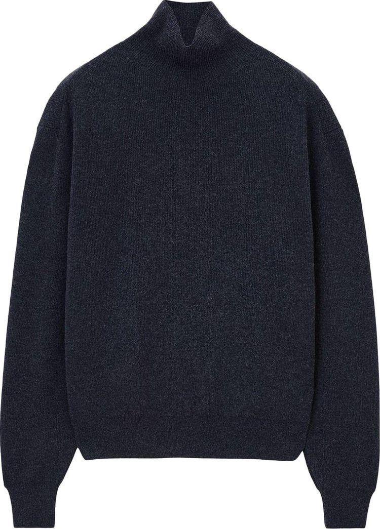 Lemaire Turtleneck Jumper Anthracite Melange