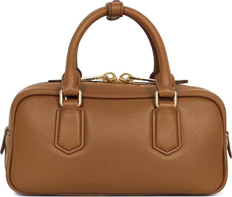 Miu Miu Arcadie Top Handle Bag Cognac