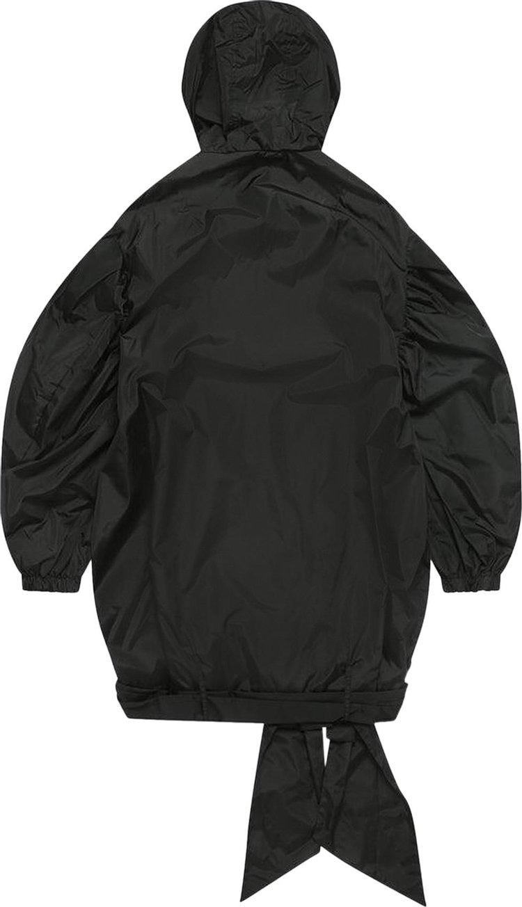 Simone Rocha Lightweight Bow Belt Bomber Jacket Black