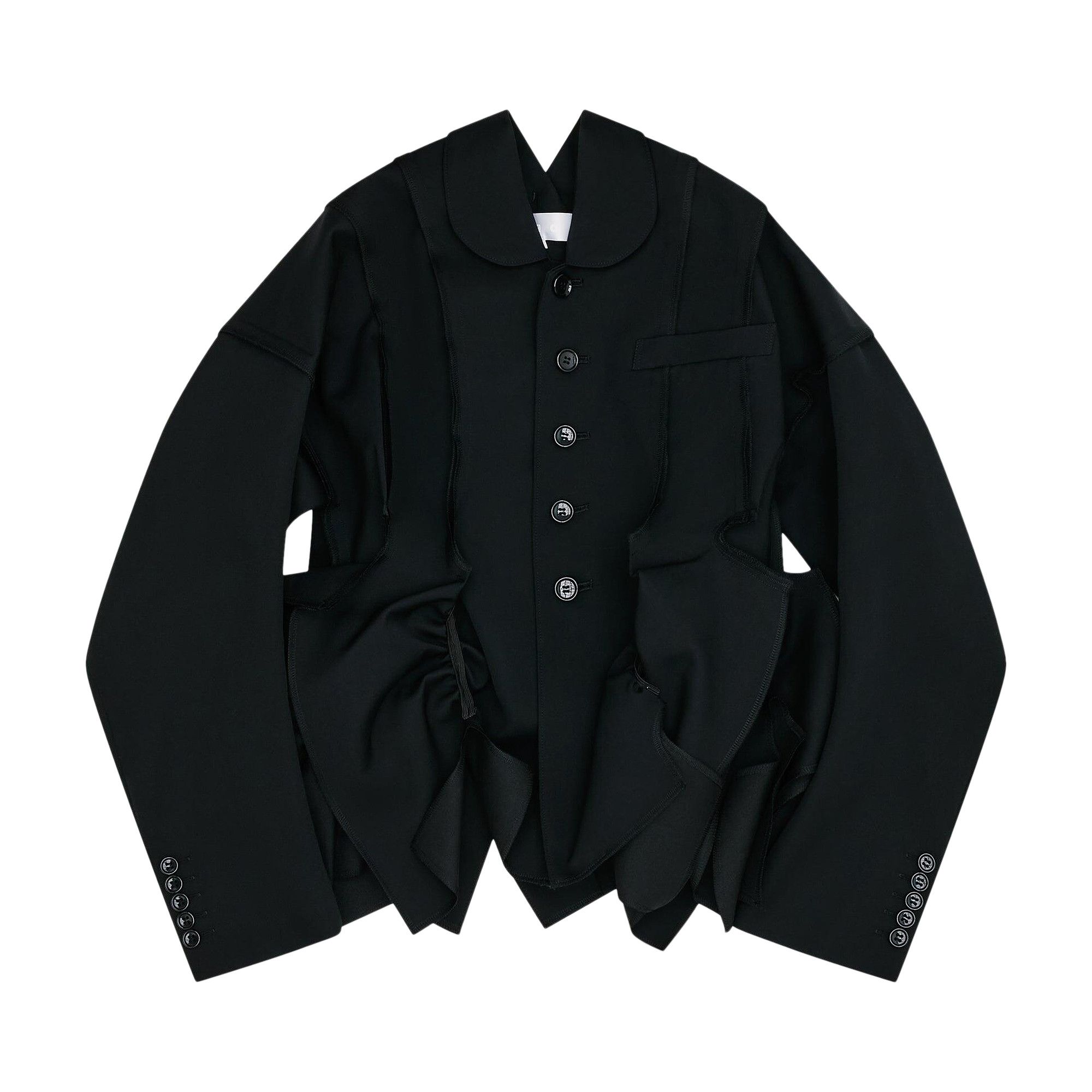 Buy Tao Comme des Garçons Slim Fit Jacket 'Black' - TN J001