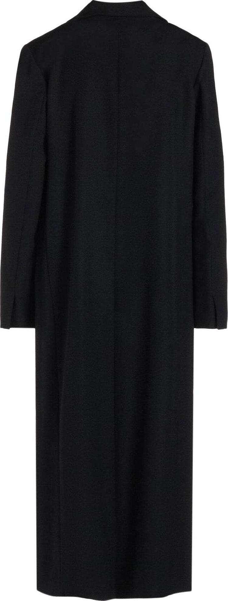 Yohji Yamamoto Double Layered Long Coat Black