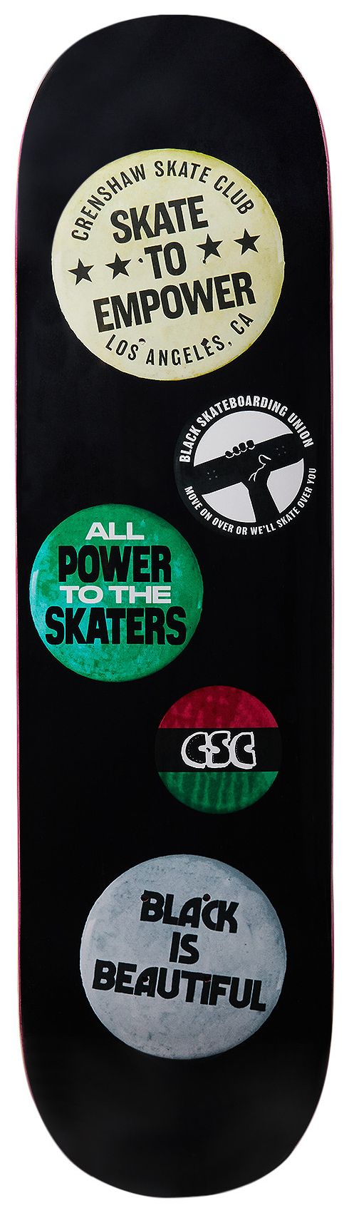 Crenshaw Skate Club Empowerment Deck BlackRed