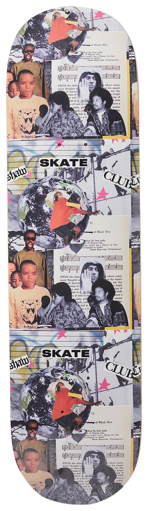 Crenshaw Skate Club Collage Deck 2 Multicolor