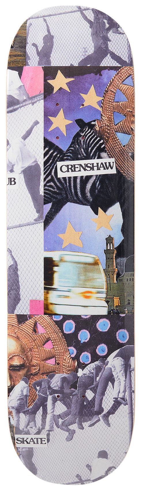 Crenshaw Skate Club Collage Deck 1 Multicolor