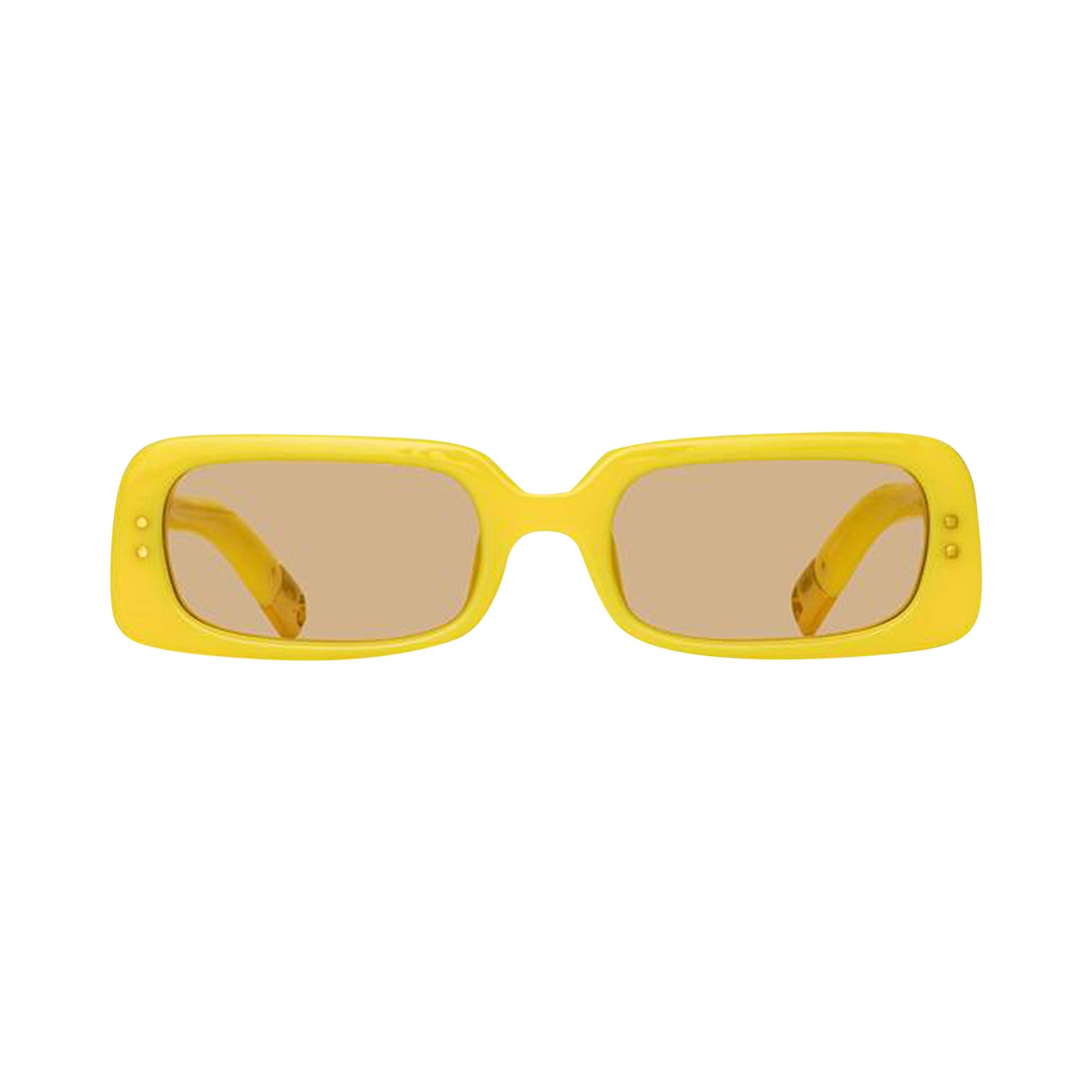 Buy Jacquemus Azzurro Rectangular Sunglasses 'Pear Sorbet