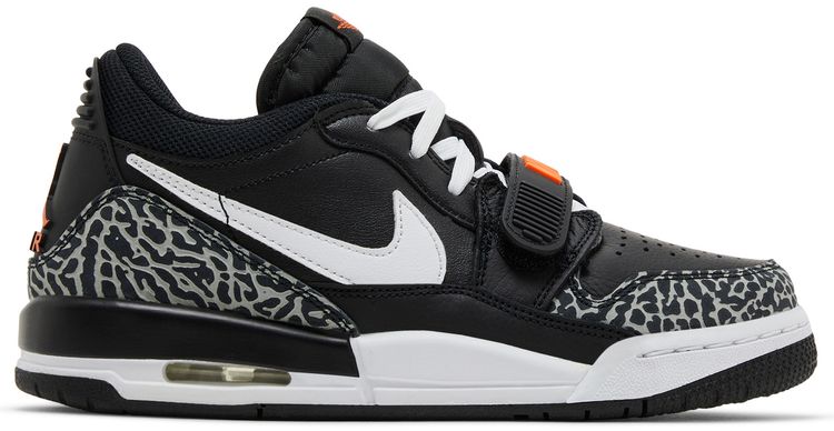 Air Jordan Legacy 312 Low GS Black White Safety Orange