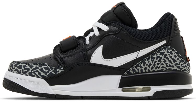 Air Jordan Legacy 312 Low GS Black White Safety Orange