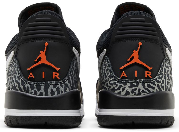 Air Jordan Legacy 312 Low GS Black White Safety Orange
