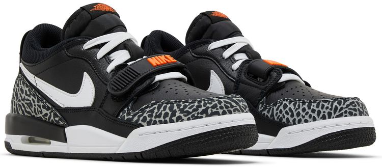 Air Jordan Legacy 312 Low GS Black White Safety Orange