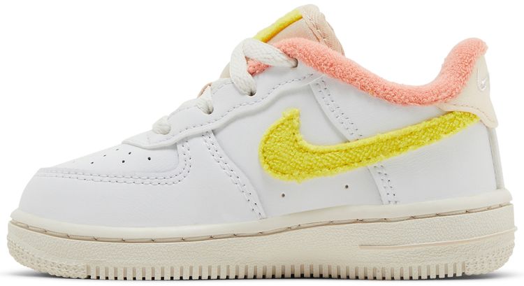 Nike Force 1 LV8 TD White Yellow Strike