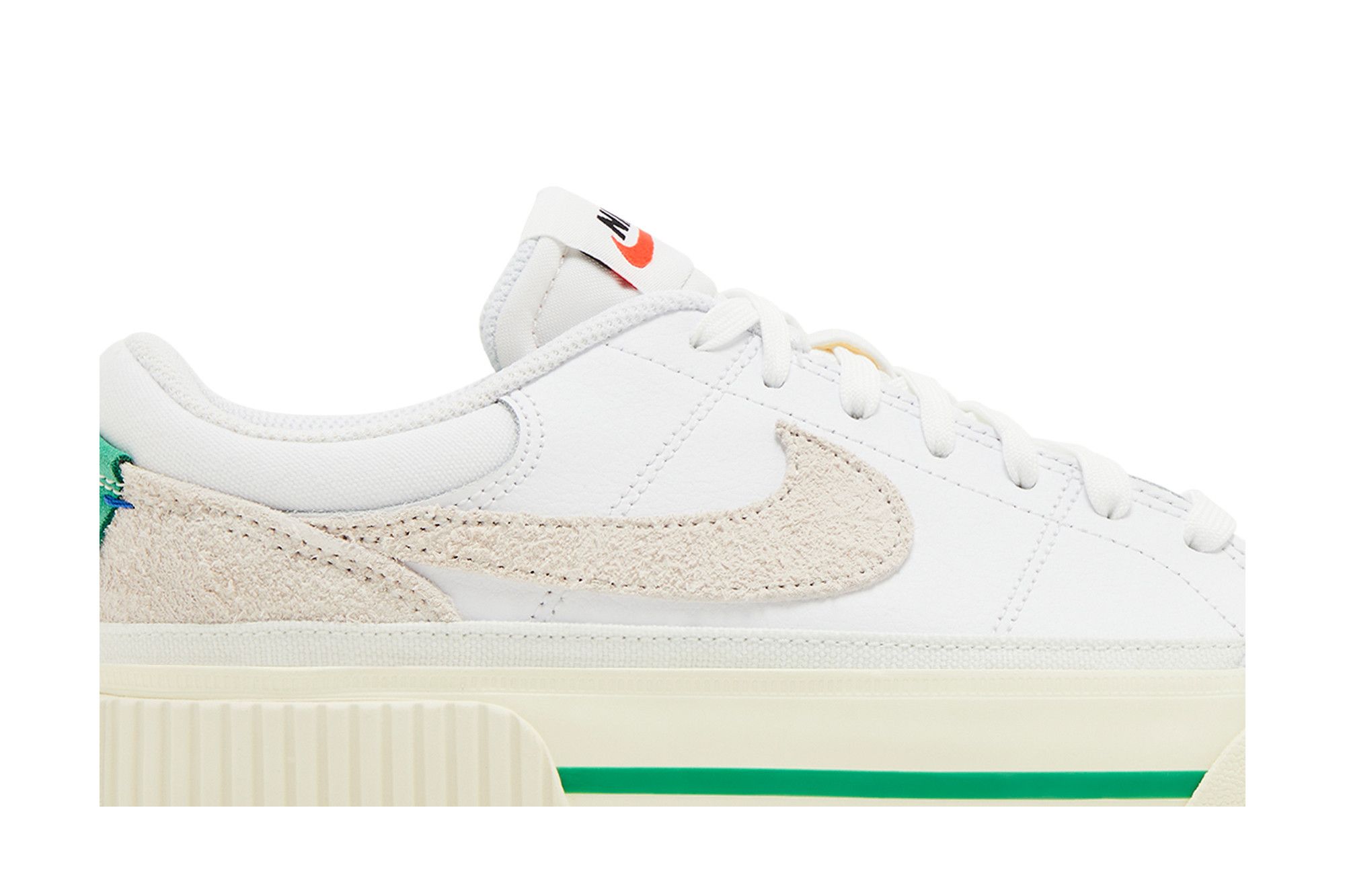 Buy Nike Wmns Court Legacy Lift 'White Stadium Green' - FJ5483 100