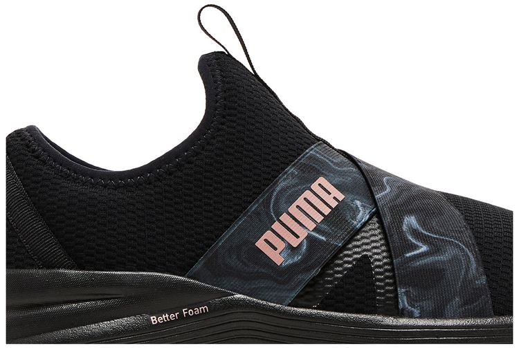 Puma Wmns Better Foam Prowl Slip On Black Rose Gold