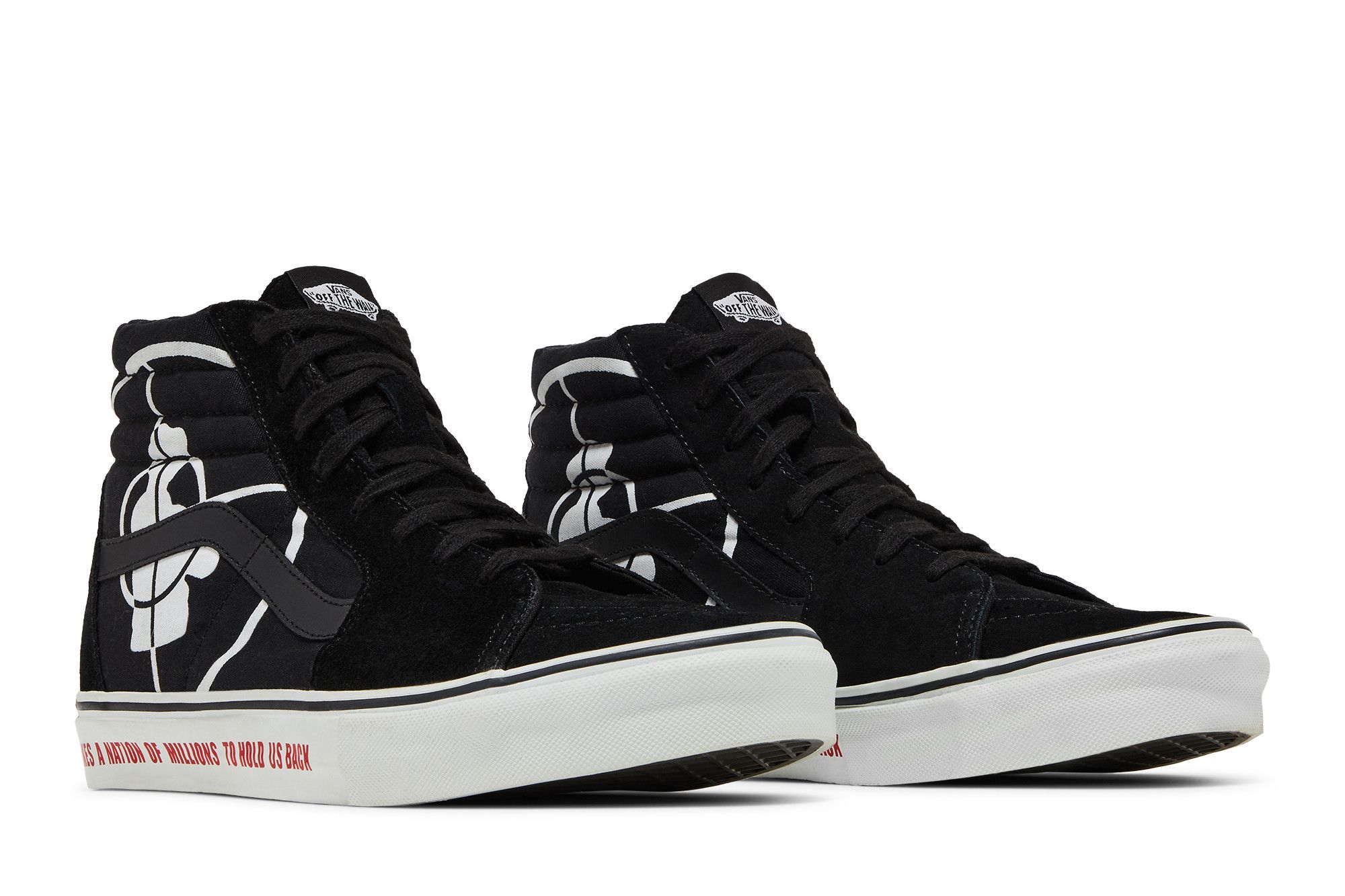 Supreme public enemy vans top