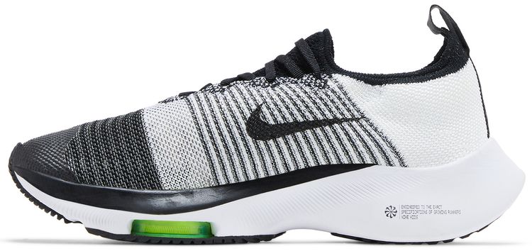Nike Air Zoom Tempo Flyknit GS Black White Volt