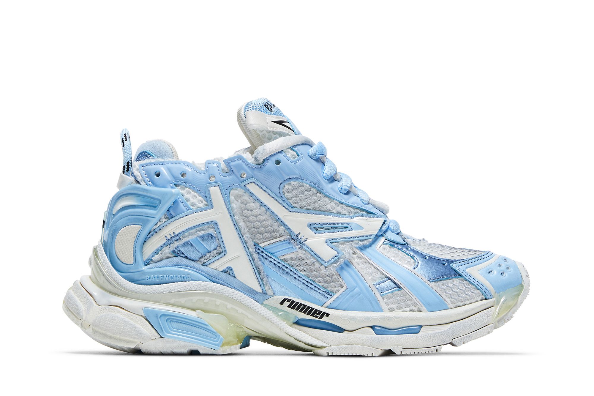 Buy Balenciaga Wmns Runner Sneaker 'Light Blue' - 677402