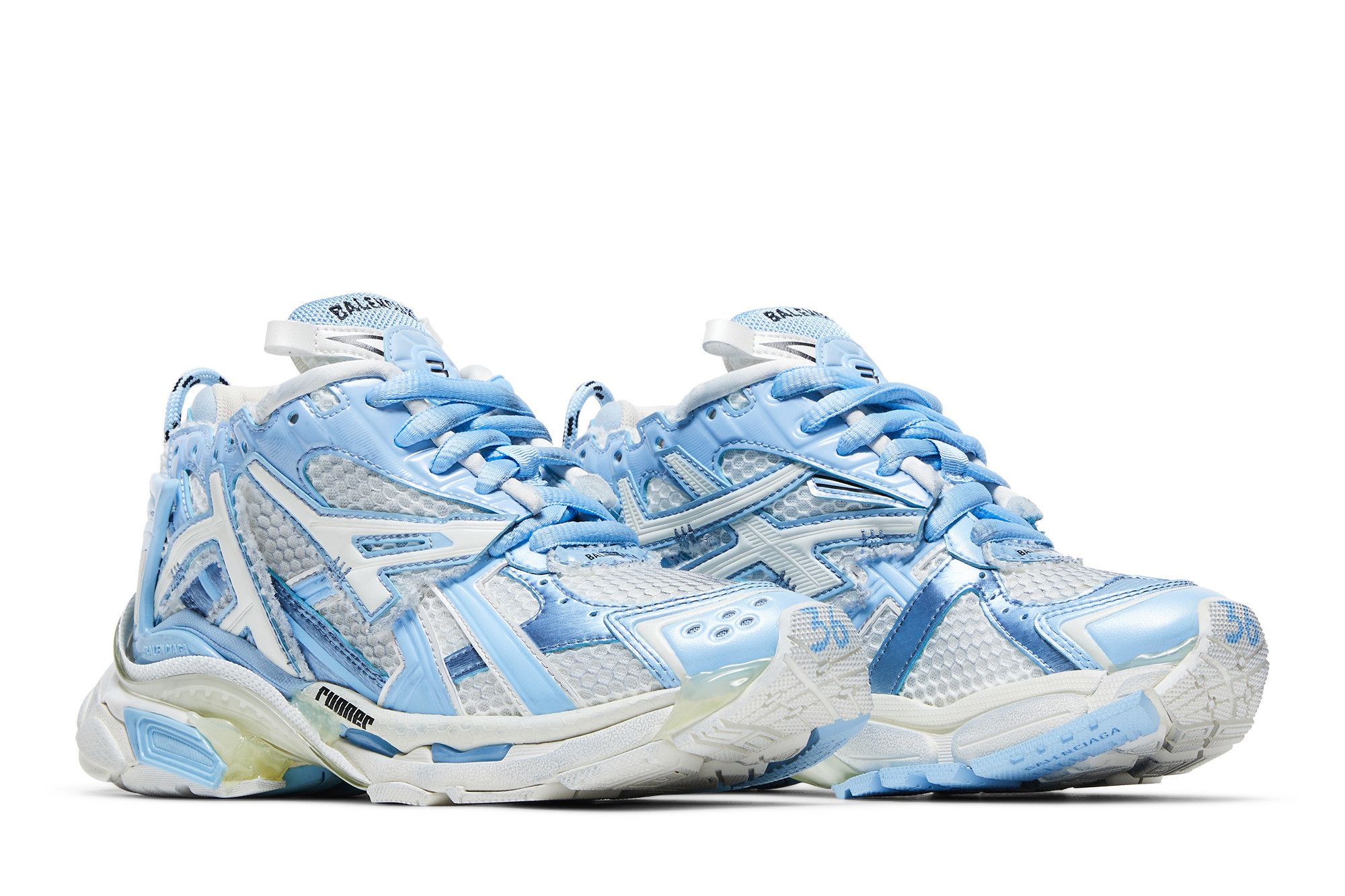 Buy Balenciaga Wmns Runner Sneaker 'Light Blue' - 677402