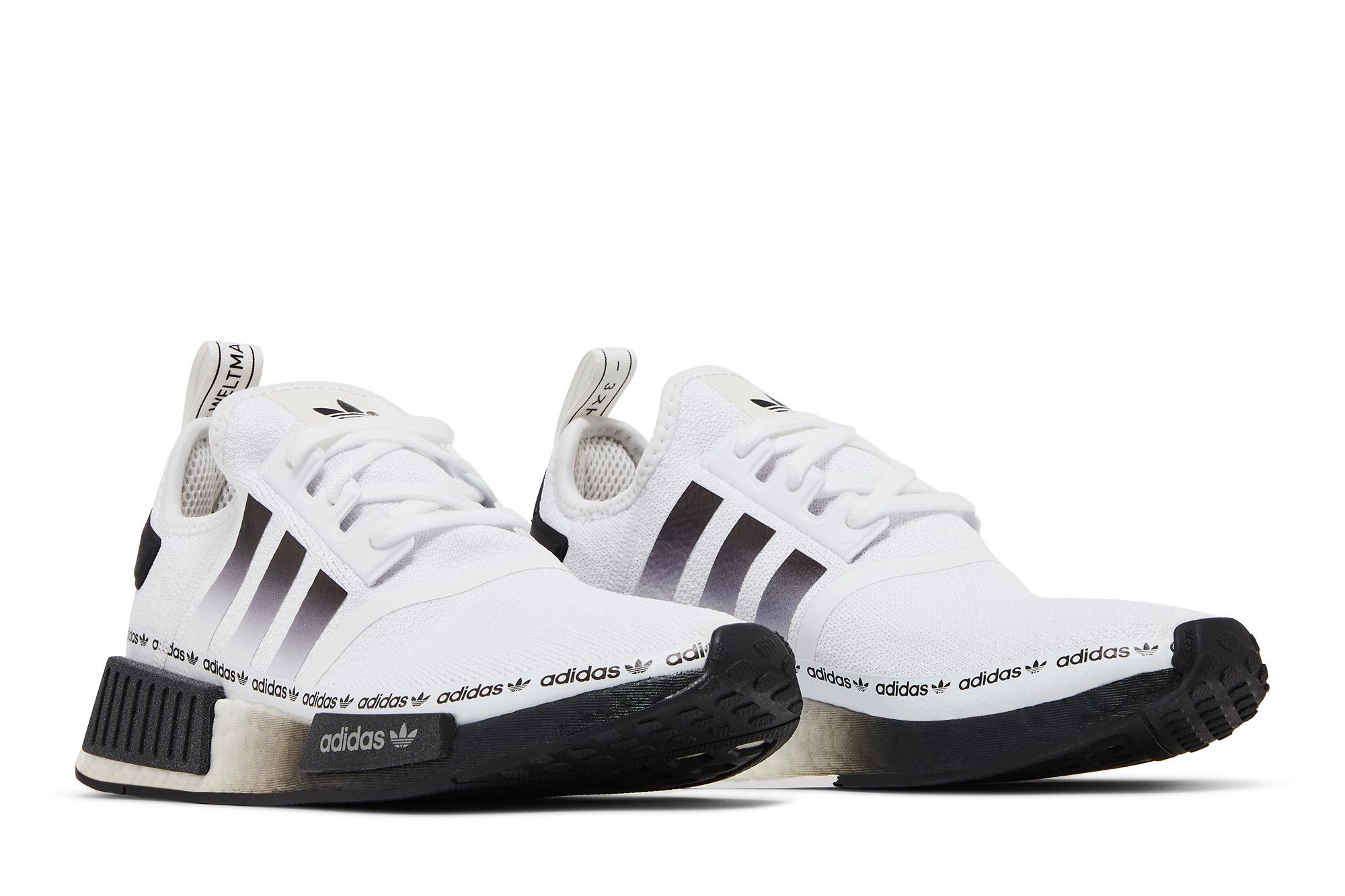 Adidas nmd white black gradient clearance