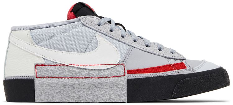 Nike Blazer Low Pro Club Wolf Grey University Red
