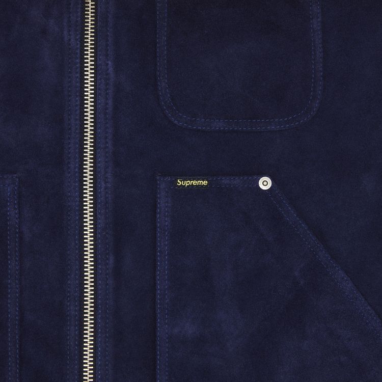Supreme Suede Work Jacket Blue