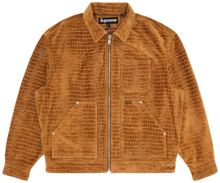 Supreme Suede Work Jacket Croc