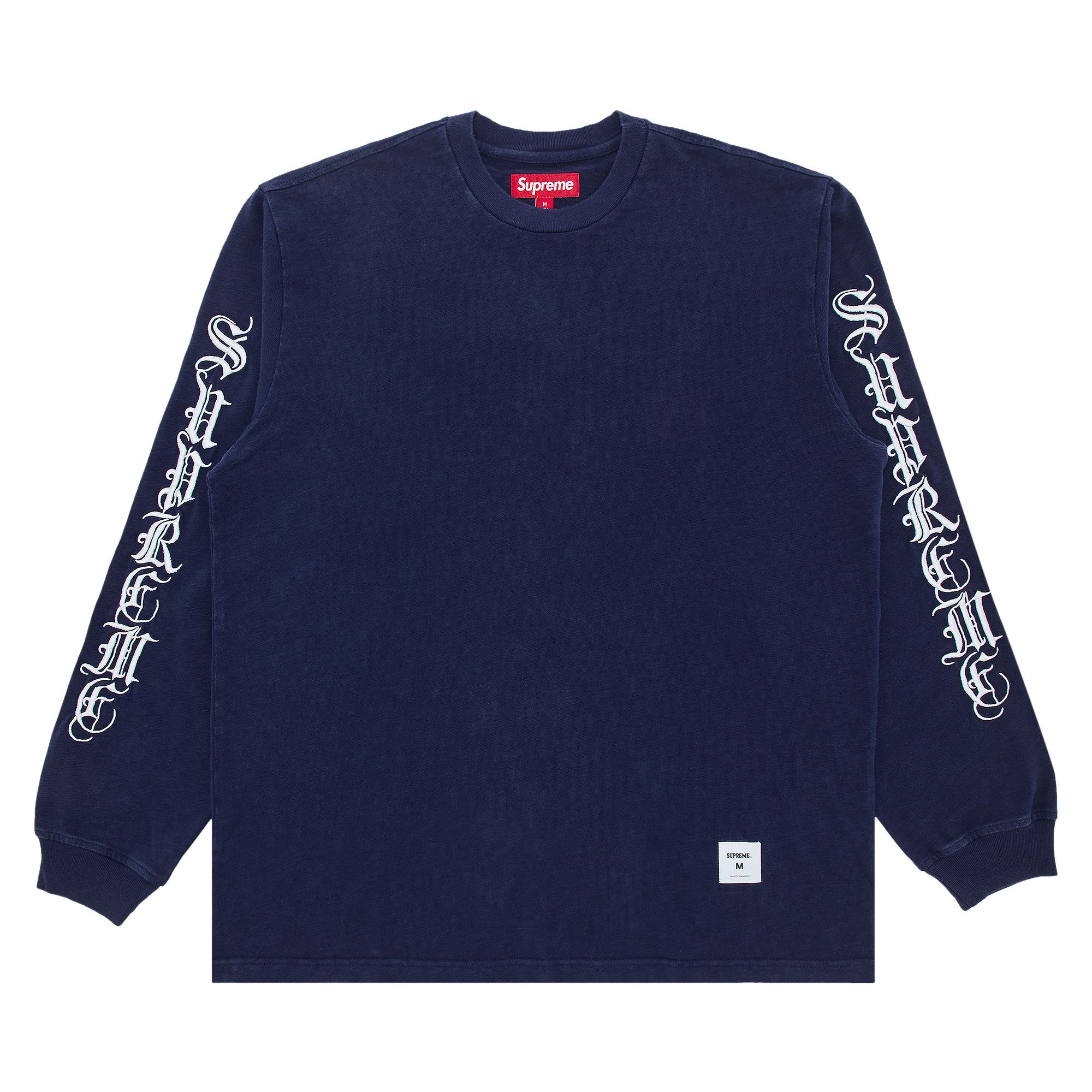 Supreme Old English L S Top Navy