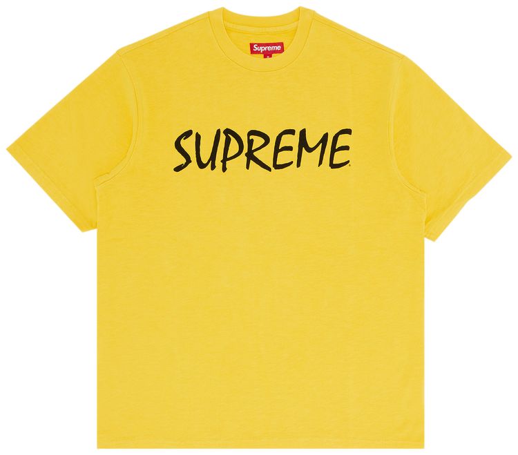 Supreme FTP Short Sleeve Top Yellow