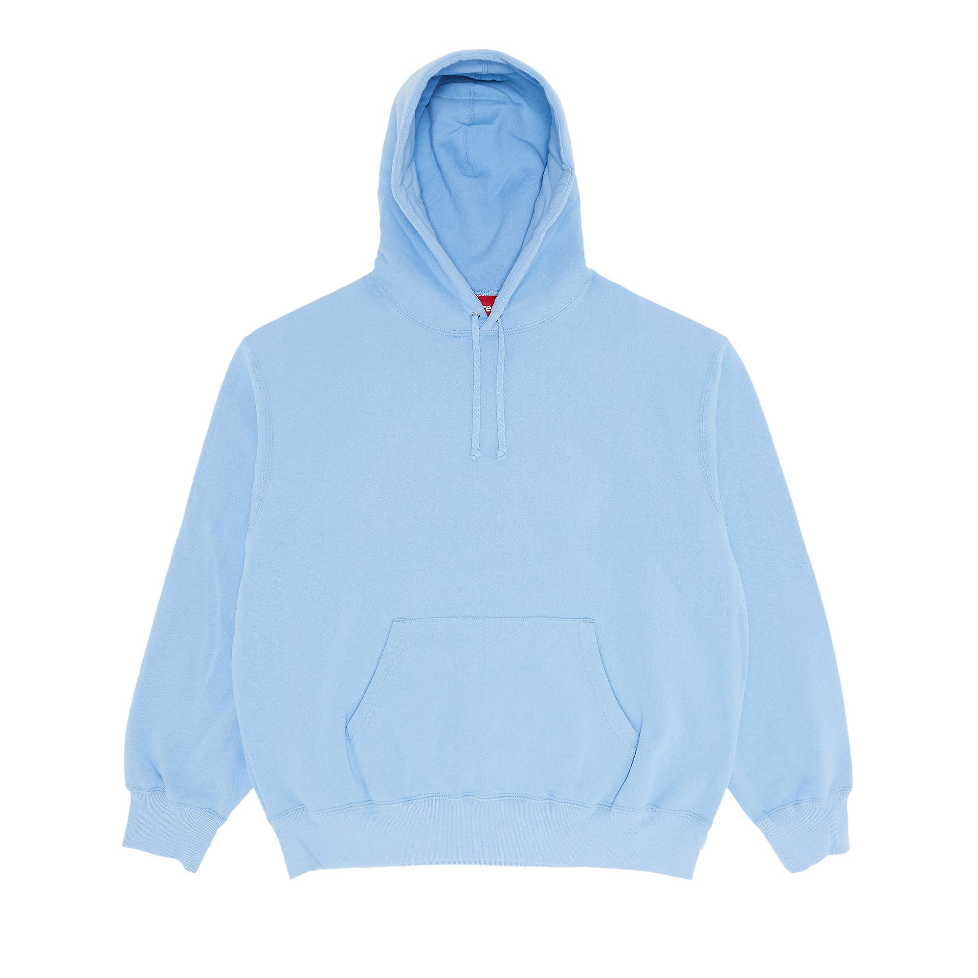 Size xxl Supreme Satin Appliqué Hooded Sweatshirt 'Light Blue'