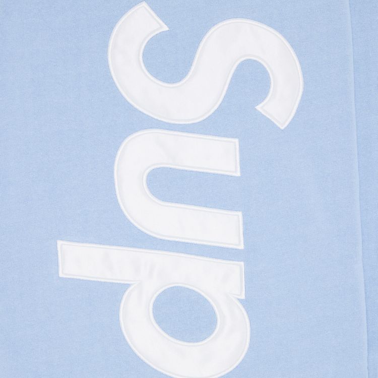 Supreme Satin Applique Sweatpant Light Blue