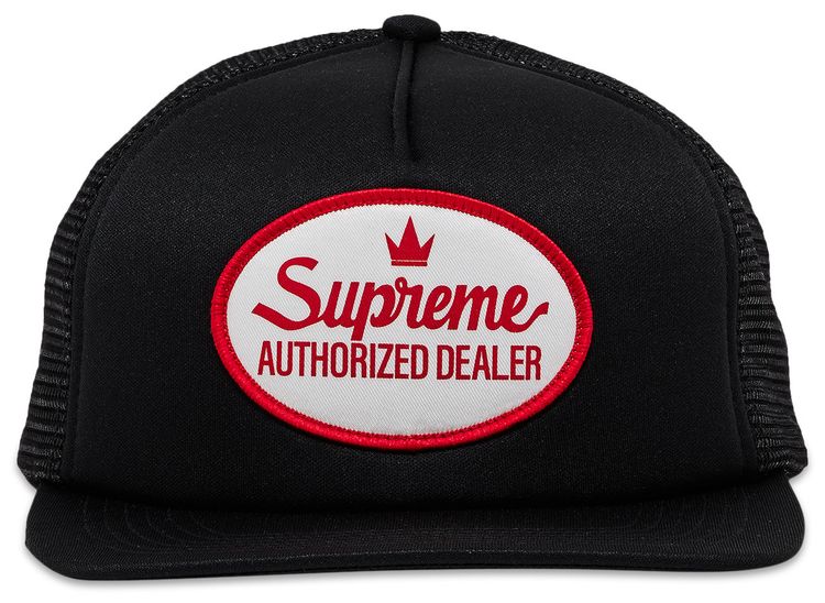 Supreme Authorized Mesh Back 5 Panel Black