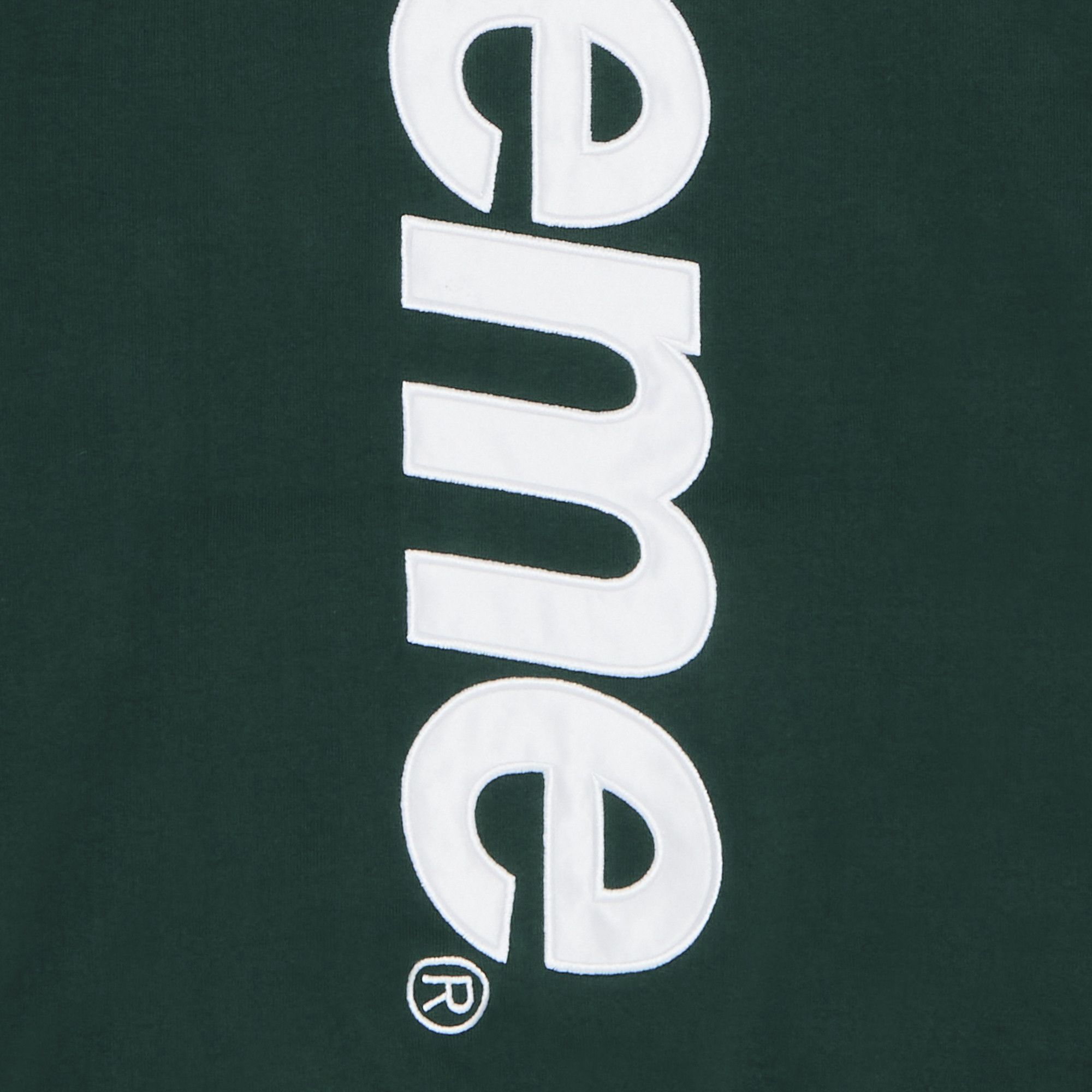 【Supreme】Satin Applique Hooded Sweatshirt★Green★24FW★ Supreme Satin Appliqué Hooded Sweatshirt (FW24) - $158