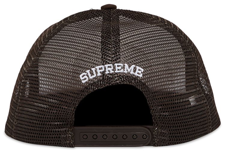 Supreme Authorized Mesh Back 5 Panel Brown
