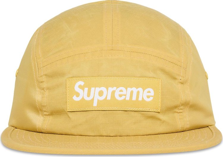 Supreme Waxed Ripstop Camp Cap Yellow